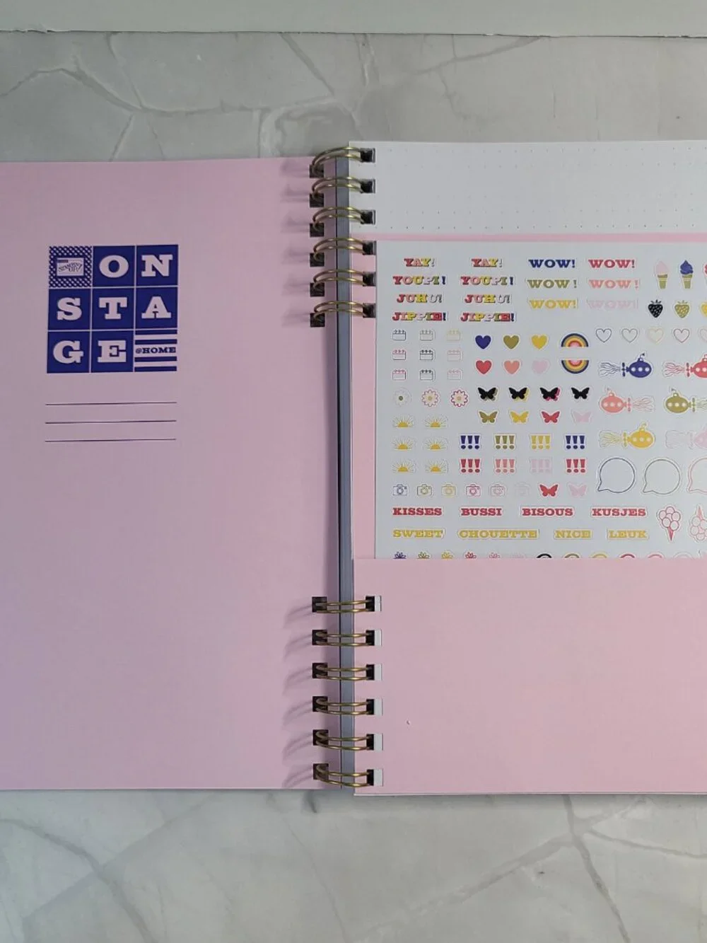 Stampin Up OnStage 2024 Swag Notebook & Pen Set